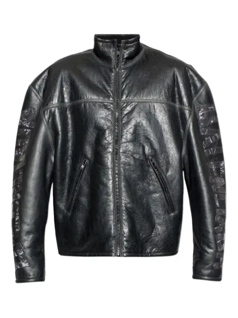 Balenciaga logo-tape jacket