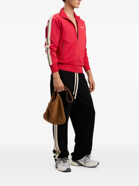 Palm Angels logo-stripe track jacket