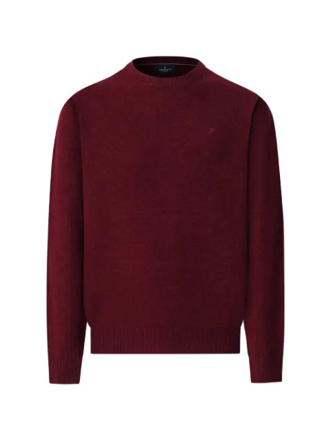 Hackett London crew neck embroidered sweater