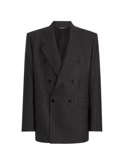Dolce & Gabbana Palermo double-breasted pinstripe wool jacket