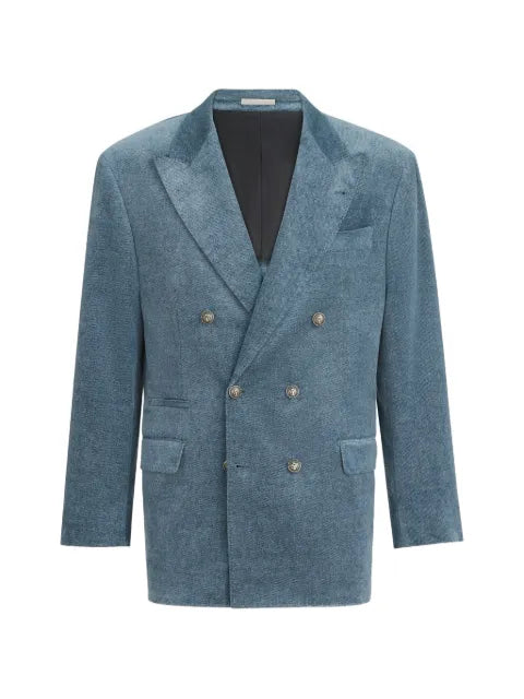 Brunello Cucinelli peaked-lapel blazer