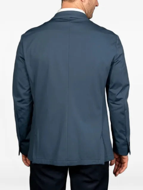 Tombolini logo-plaque single-breasted blazer