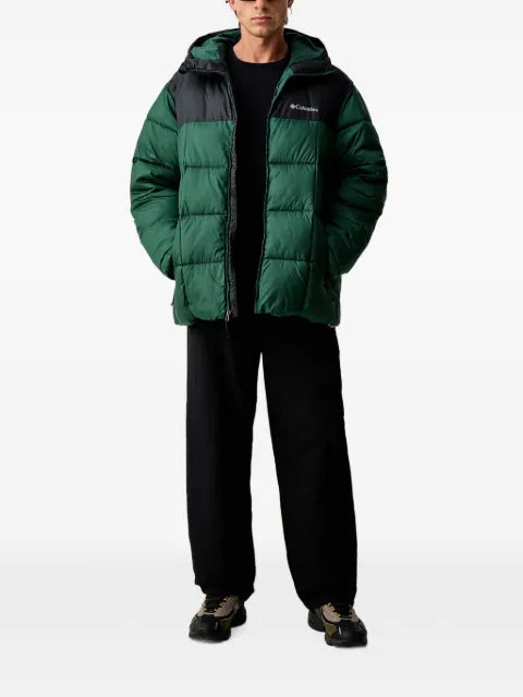 Columbia colour-block hooded jacket