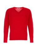 Auralee fine-knit V-neck sweater