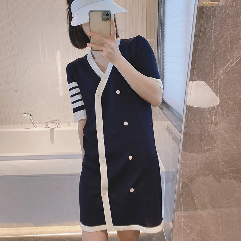 Women's Color-Block T-Shirt Dress | Thom Browne