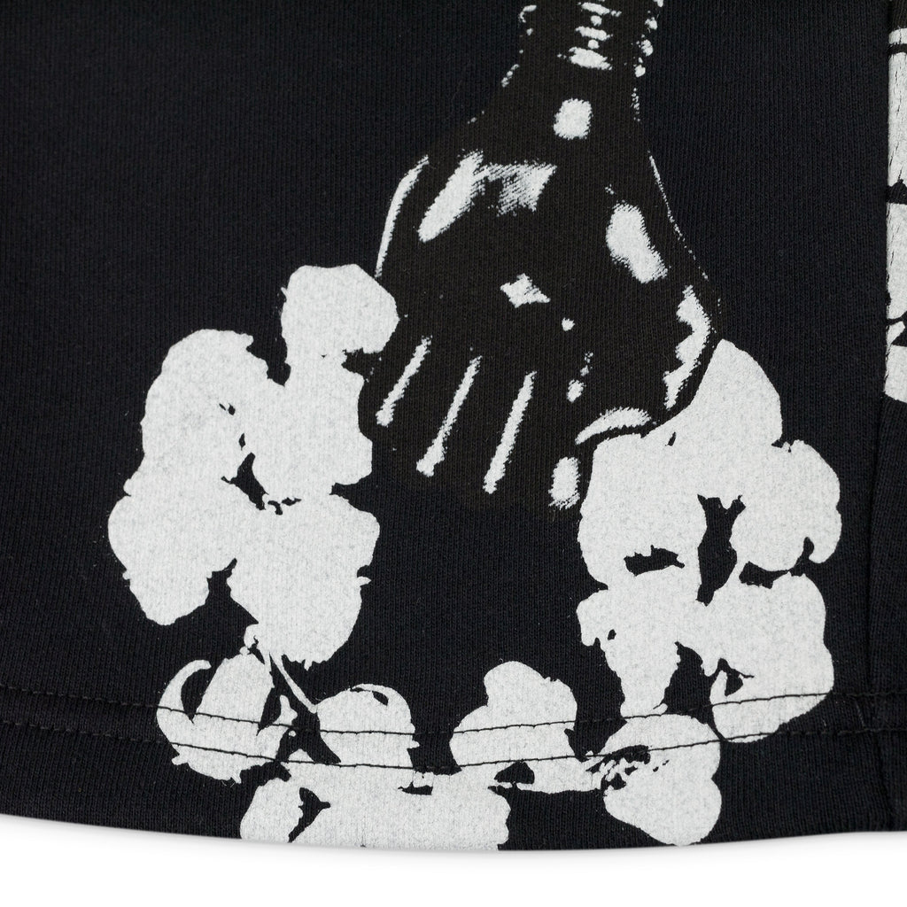 Black Hardies Fist Rhinestone Wreath Sweatpants