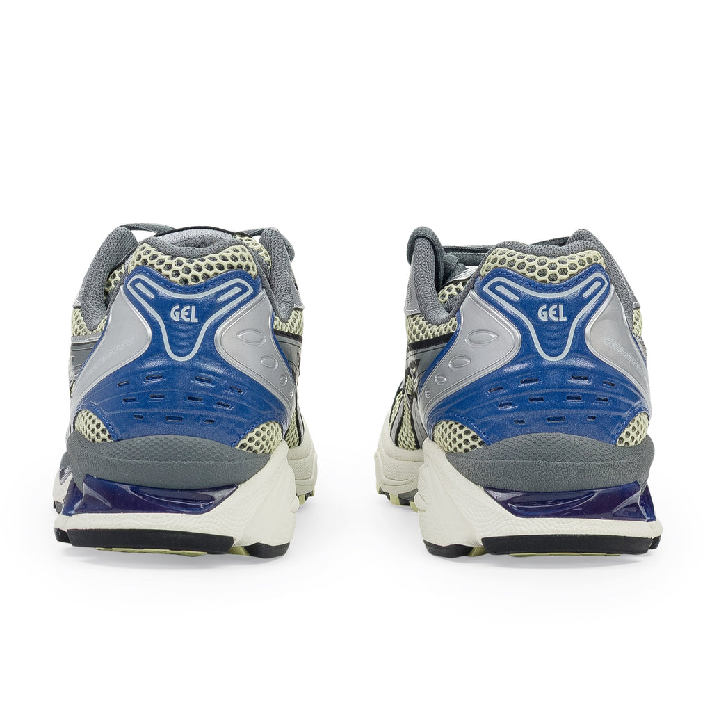 Soft Yellow / Asics Blue Gel-Kayano 14