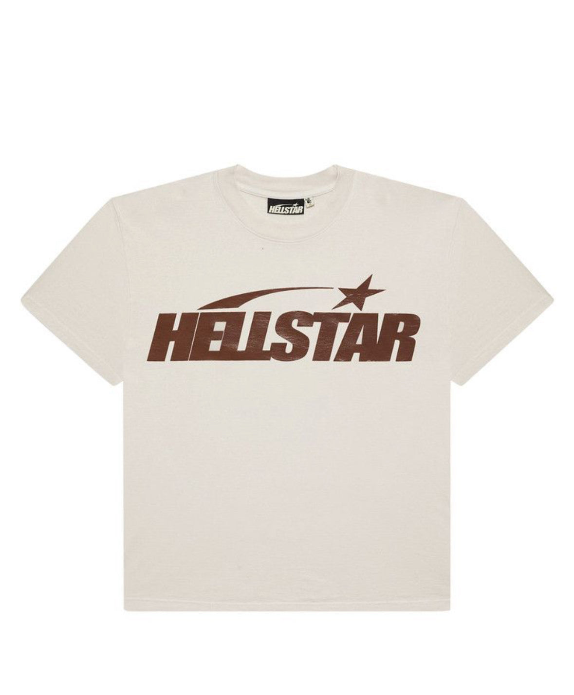 Hellstar Classic T-Shirt Gel Print White/Brown
