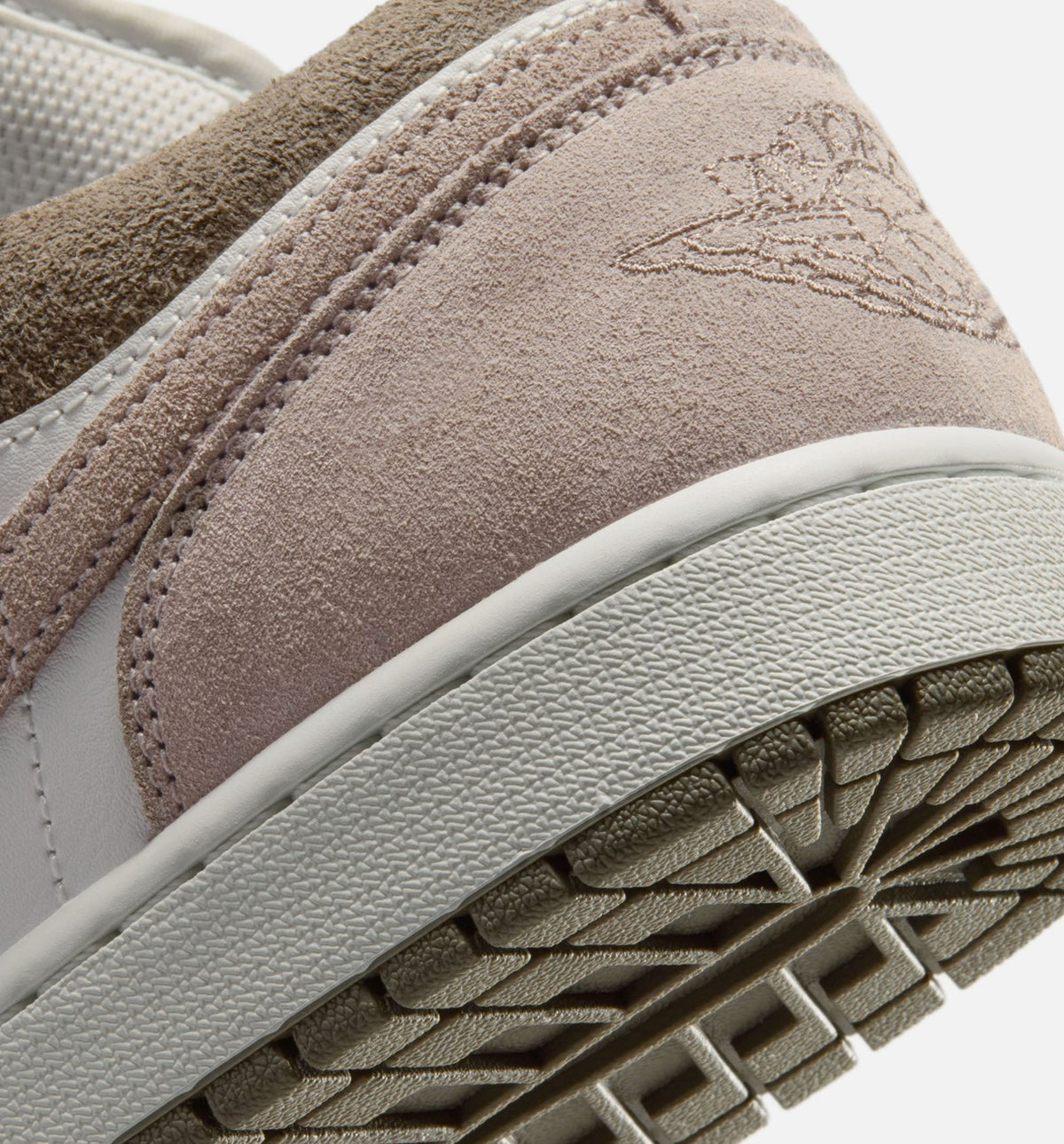 Air Jordan 1 Low Men's Sneakers | Olive Grey/Enigma Stone/Summit White