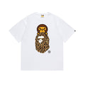 BAPE Tan Leopard Ape Graphic T-Shirt