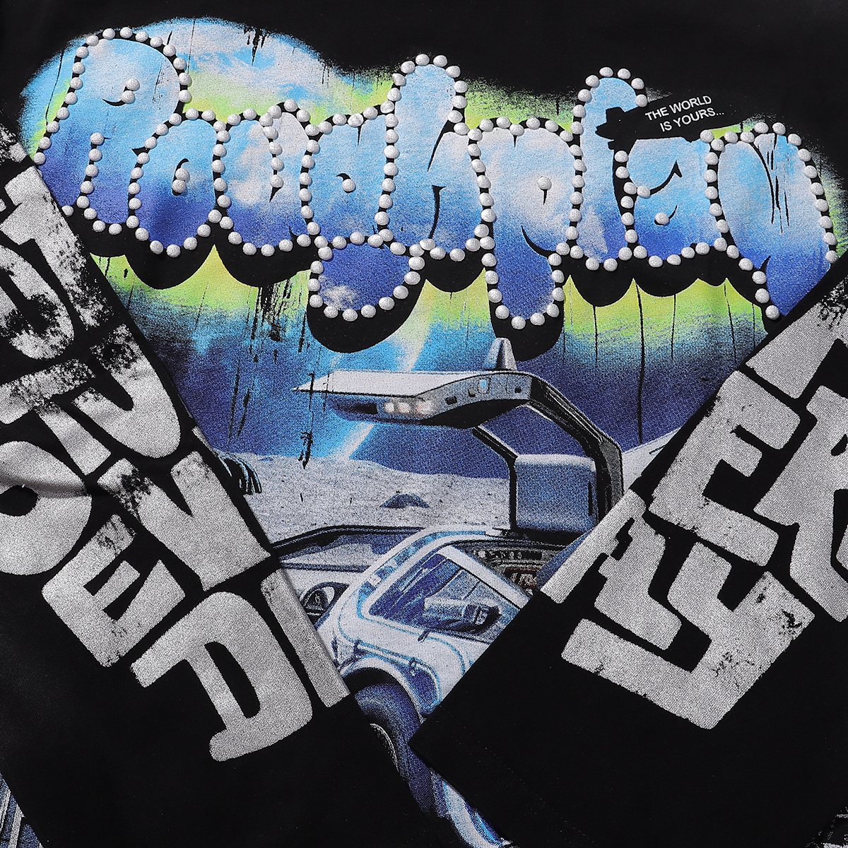 Rough Play Moon Walker Graphic Long-Sleeve T-Shirt