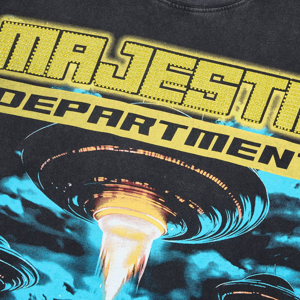 MAJESTIK UFO City Graphic Short-Sleeve T-Shirt