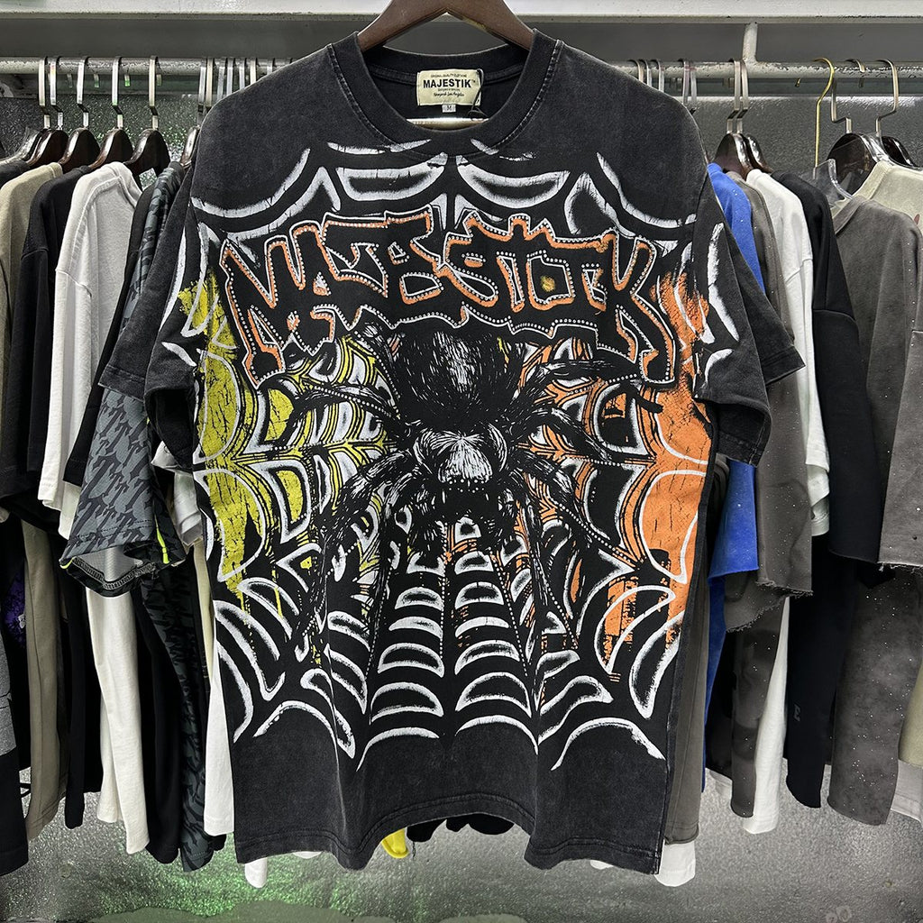 MAJESTIK Tarantula Graphic Short-Sleeve T-Shirt