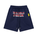 THAT'S A AWFUL LOT OF COUGH SYRUP Navy Graphic Shorts
