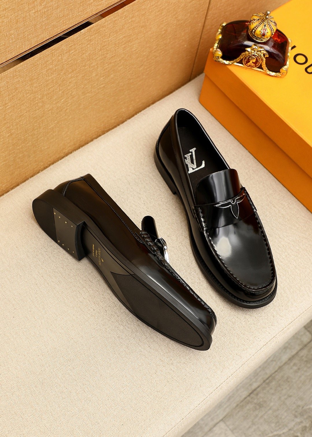 Louis Vuitton Black Hardware Loafers
