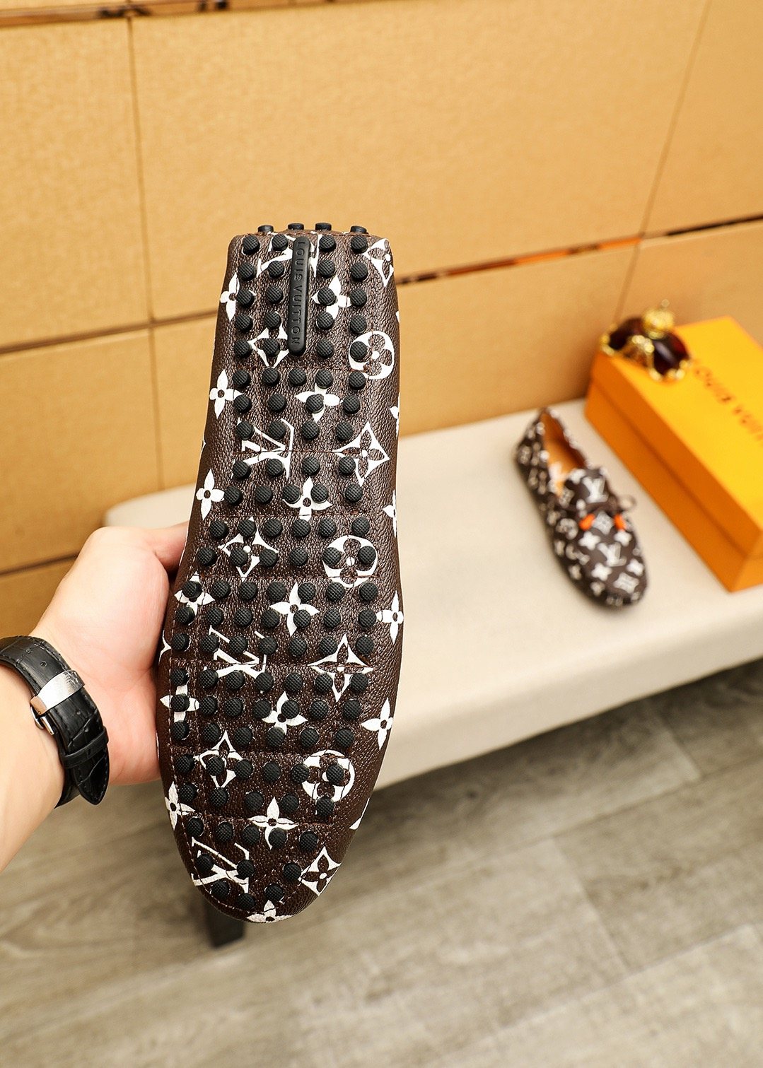 Louis Vuitton Monogram Driving Loafers