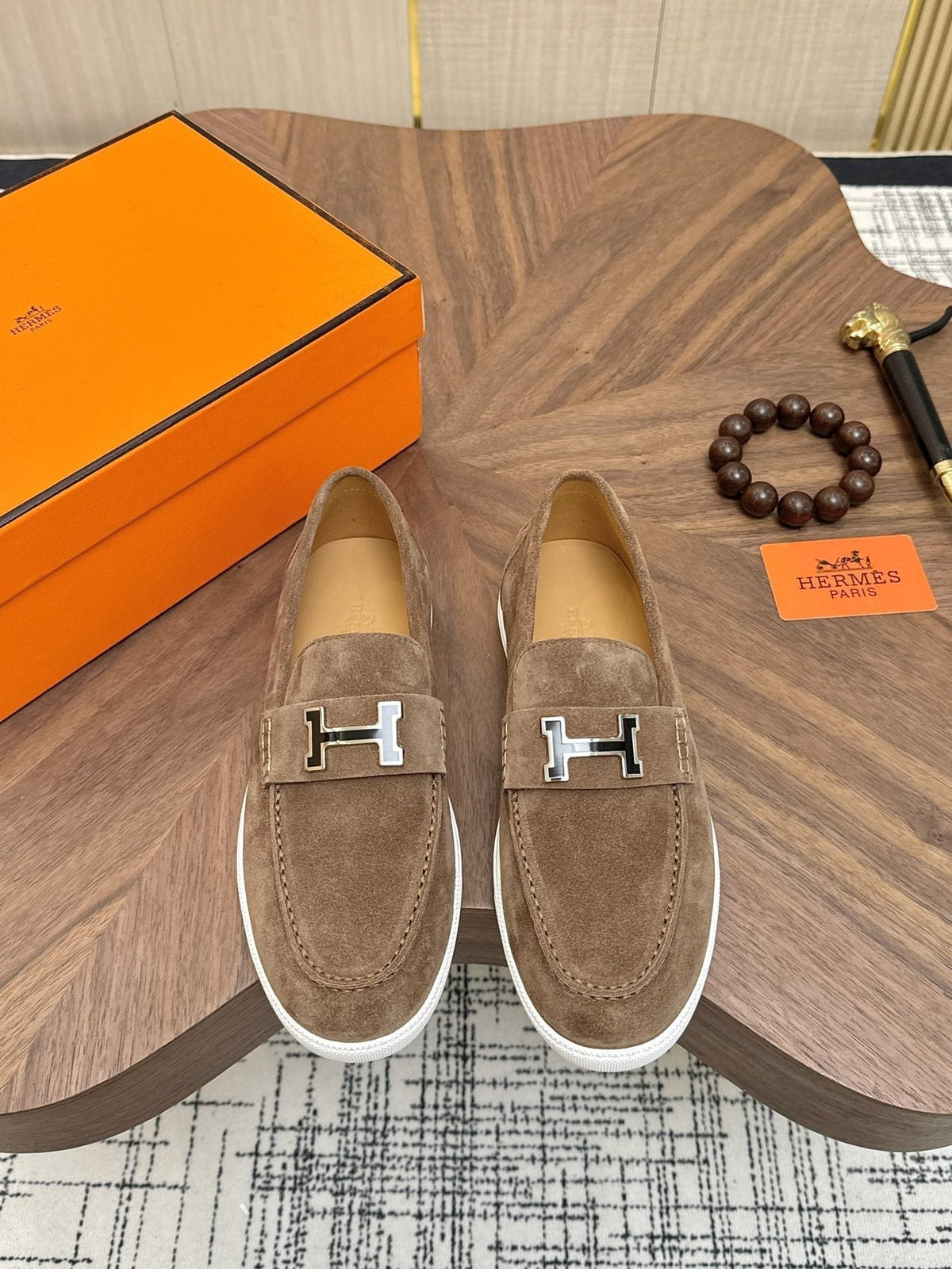 Hermès H-Hardware Slip-On Sneakers