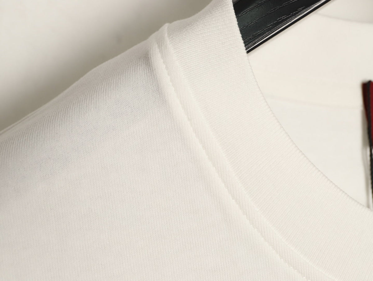 Gucci Monogram-Style Pocket-Patch Short-Sleeve T-Shirt - Cream