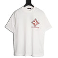 Louis Vuitton Four-Petal Motif and Lettering T-Shirt - Cream